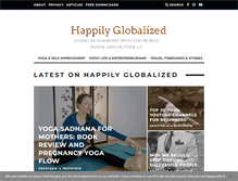 Tablet Screenshot of happilyglobalized.com